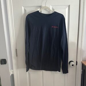 Columbia Dark Blue Long Sleeve Shirt